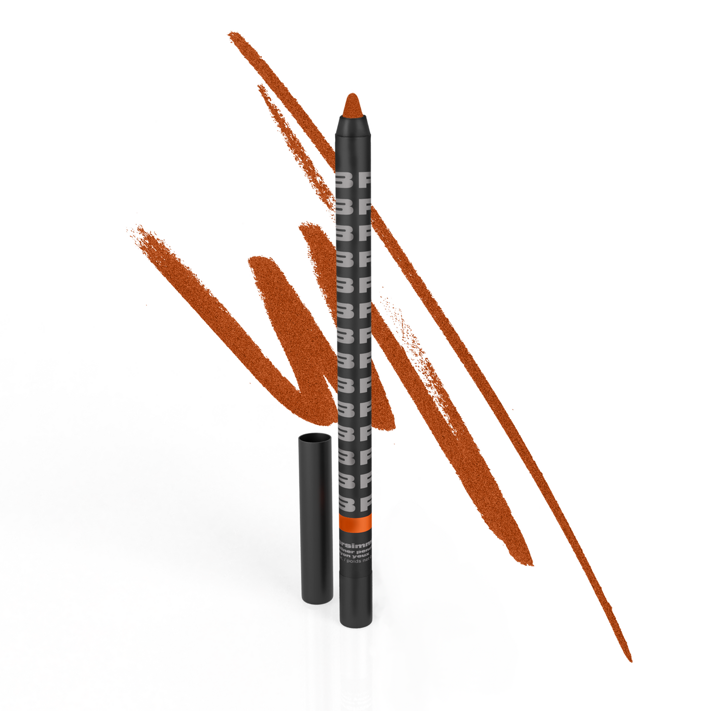 eyeliner pencil single in persimmon - a burnt-orange shimmer