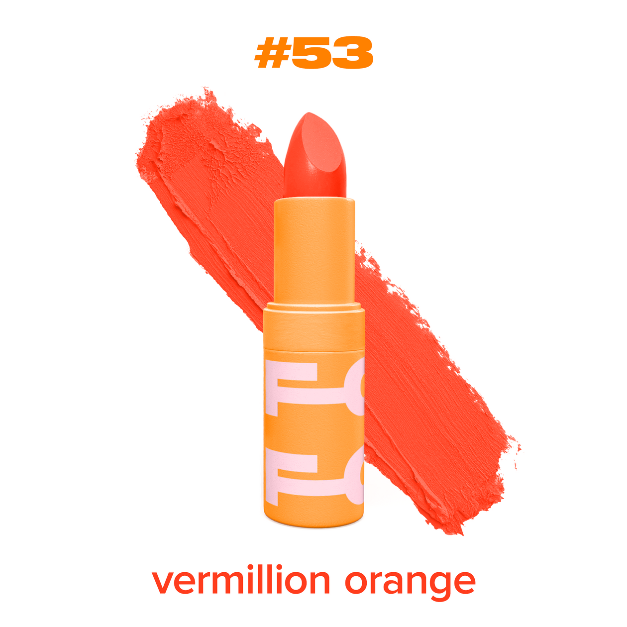 BEAUTY.FOR.CERTAIN. by BIA | #53: Vermillion Orange Deluxe Lipstick