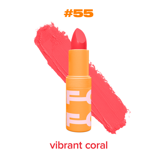 BEAUTY.FOR.CERTAIN. by BIA | #55: Vibrant Coral Deluxe Lipstick