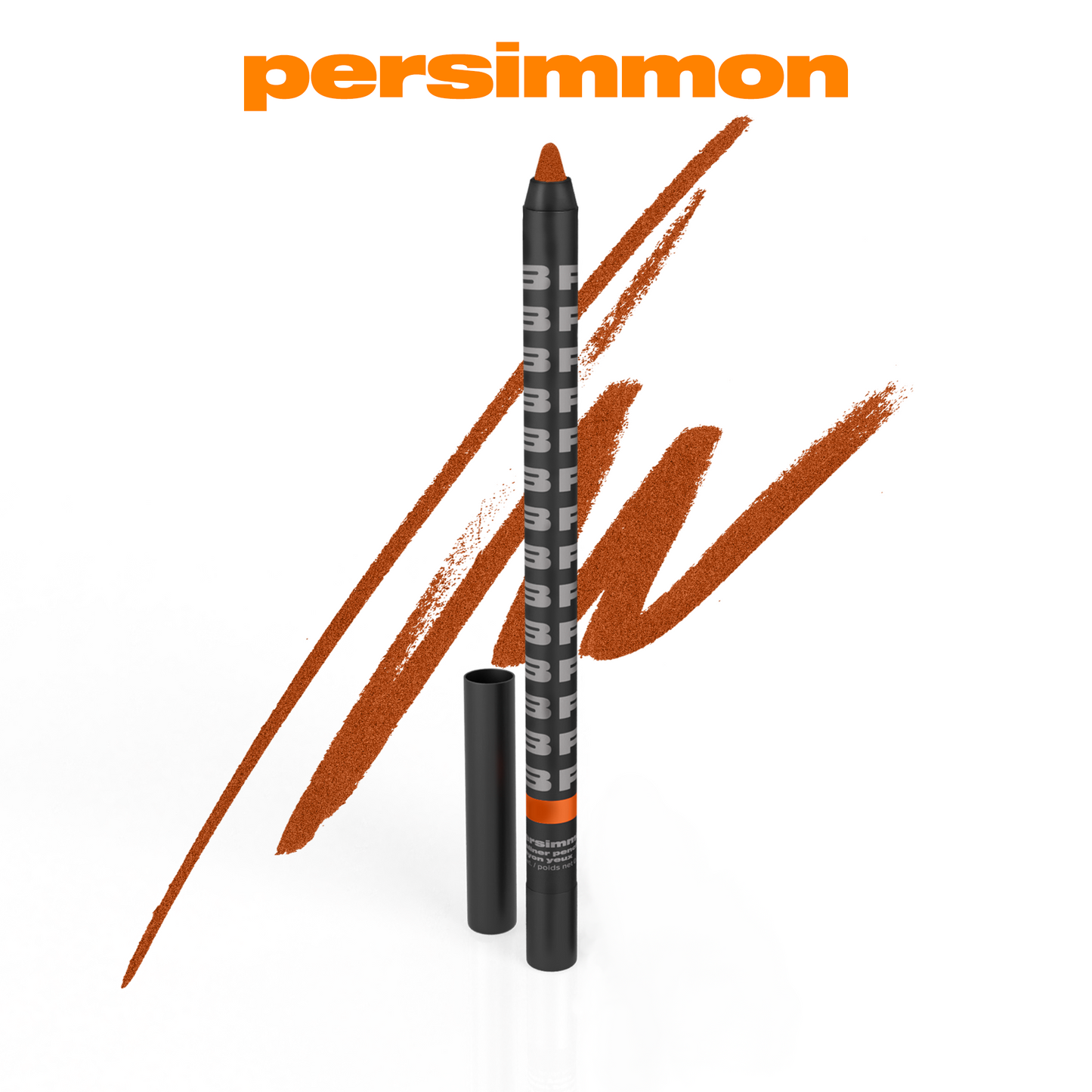 eyeliner pencil single in persimmon - a burnt-orange shimmer